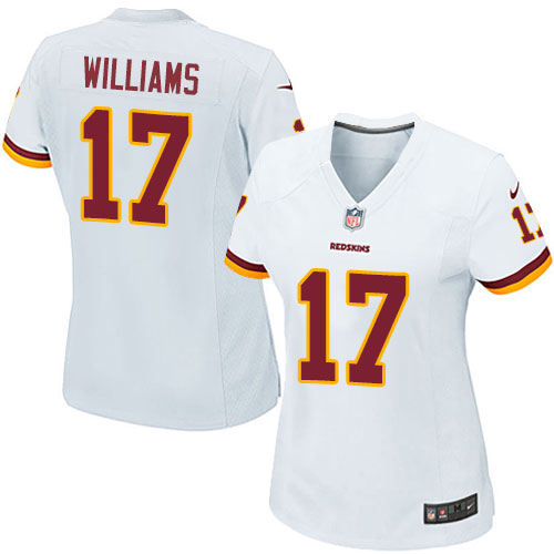 Women's Game Doug Williams Nike Jersey White Road - #17 NFL Washington Redskins